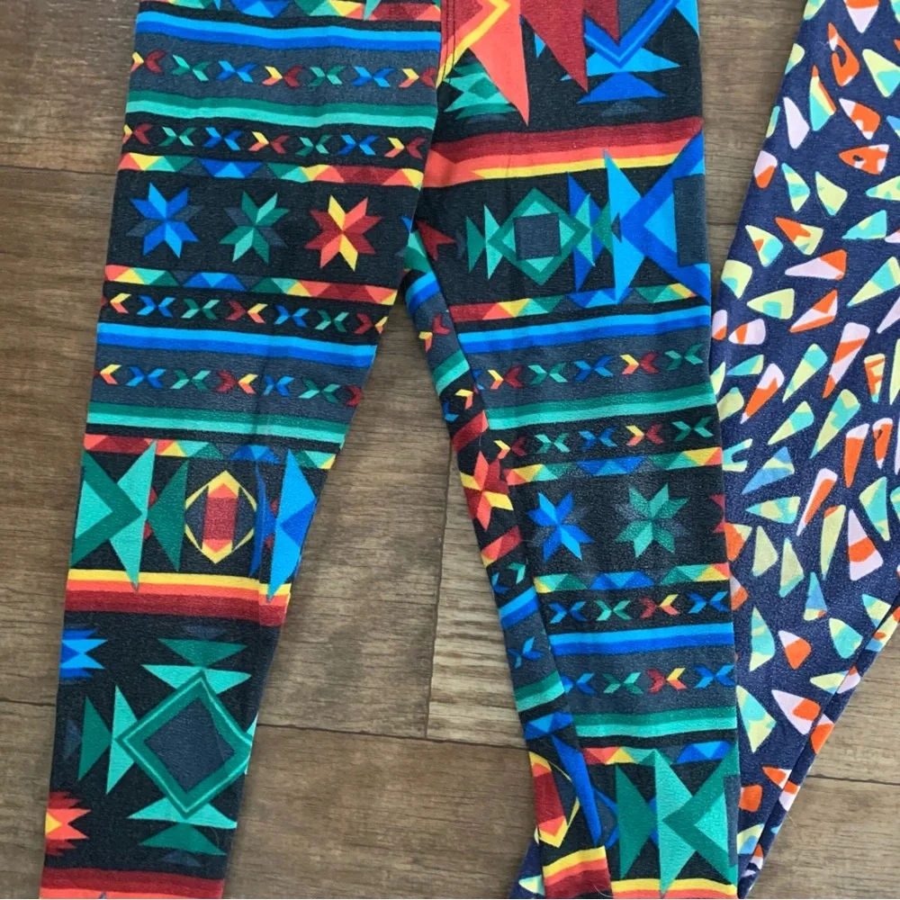 3 pair of LuLaRoe S/M leggings - Picture 3 of 8